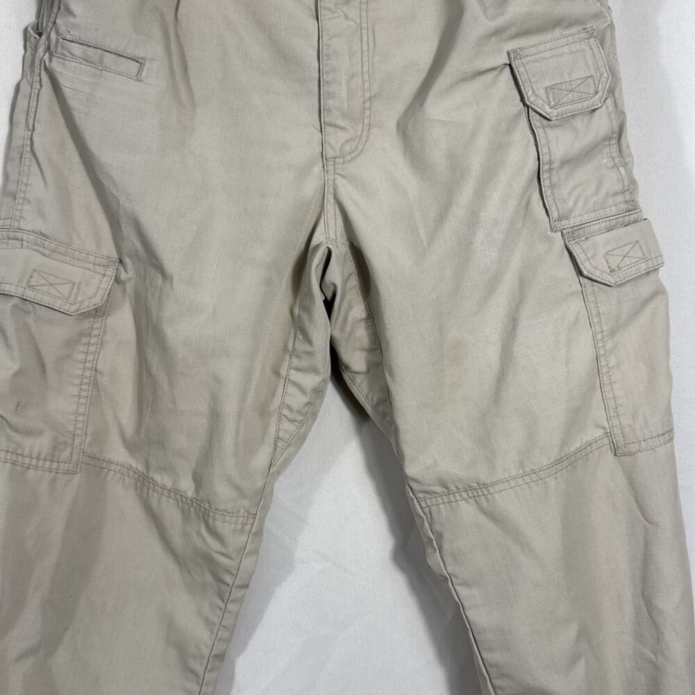5.11 Tactical Series Cargo Pants Khaki Men’s 32x32 Utility Work Hiking 2 Pairs - Picture 3 of 16